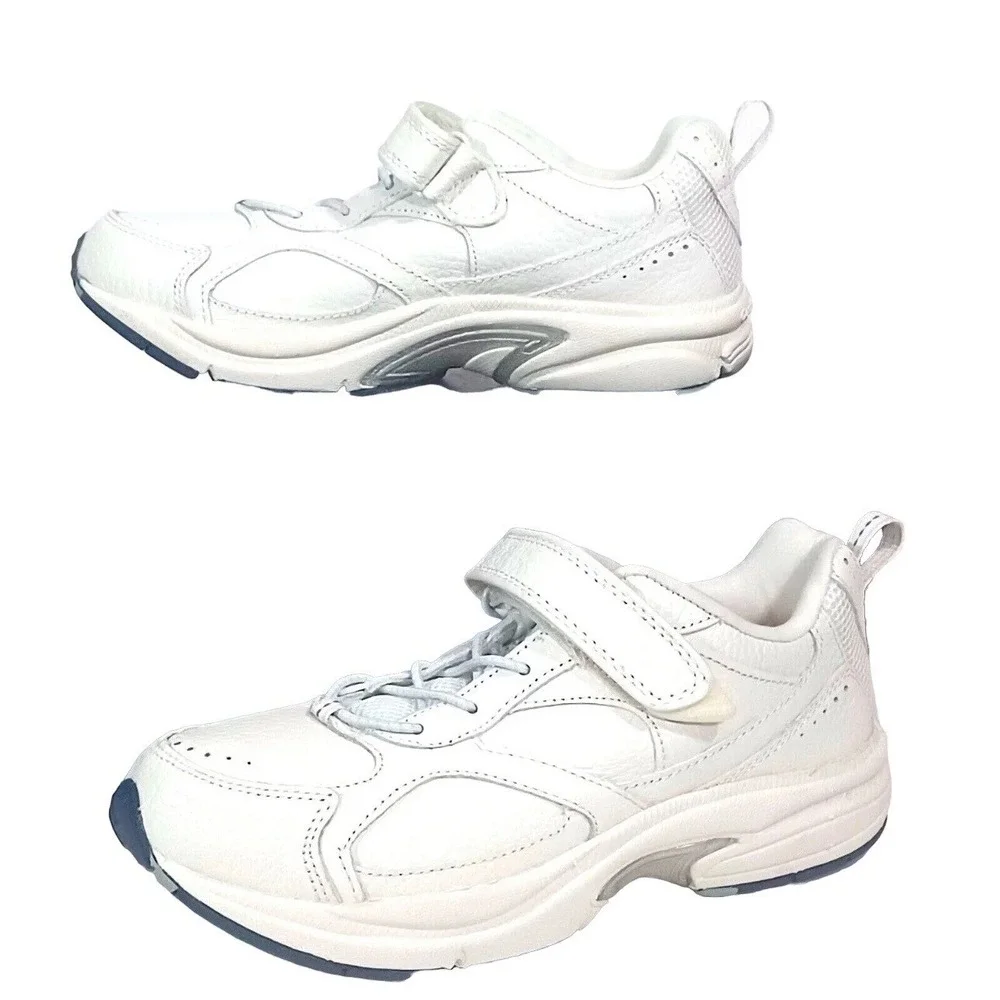 Dr. Comfort Spirit Women's White Therapeutic No Tie Walking Shoes‎ 3240 SZ 8 W